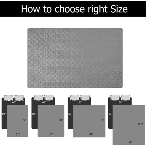 Waterproof Dog Bed Cover Pet Blanket for Furniture Bed Couch Sofa Reversible - Picture 5 of 6